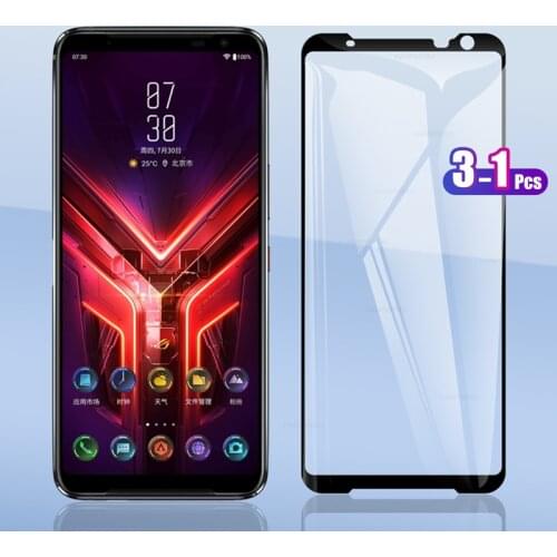 For Asus ROG Phone 3 Phone3 ZS661KS / 3 Strix 6.59" Full Cover Tempered Glass Screen Protector Explosion-proof Protection Film