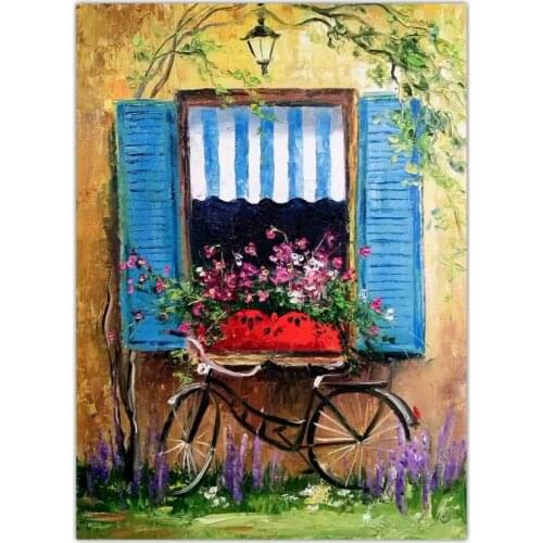 DONGMEI OILPAINTING Hand painted oil painting Home Decor painting High quality knife painting landcape pictures DM18288