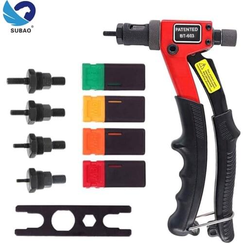 Rivet.Bt-603. Manual rivet tool rivet nut setting tool nut setting device manual rivet machine with mandrel m3 / M4 / M5 / M6