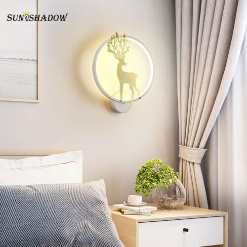 Metal Lustre Led Wall Light Modern Indoore Wall Lamp Home For Living Room Bedroom Bedside Dining Room Simplicty Decoration Light