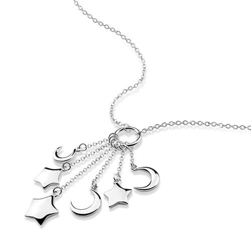 Fashion women necklace for women star moon necklaces female popular clavicle chain birthday present