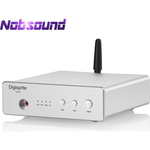 Nobsound HiFi Bluetooth 5.0 Stereo Receiver USB DAC Coaxial/Optical Digital to Analog Converter Mini Headphone Amplifier APTX-HD