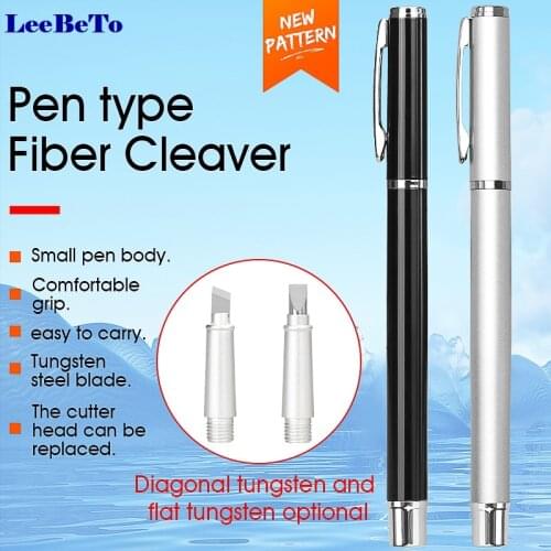 New Fiber Cutting Pen Diagonal Tungsten Fiber Cleaver Pen Optical Fiber Cleaver Pen Type Cutter Cleaving Tool Blade Durable
