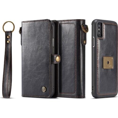For iPhone 12 mini 11 Pro Max Xs Max XR X 8 7 6s 6 Plus SE 2020 Luxury Retro Multifunction Leather Flip Wallet Phone Cover Case