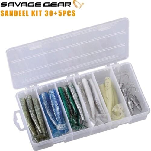 Savage Gear Sandeel Kit 12.5 cm 30+5 - High Quality Soft Bait