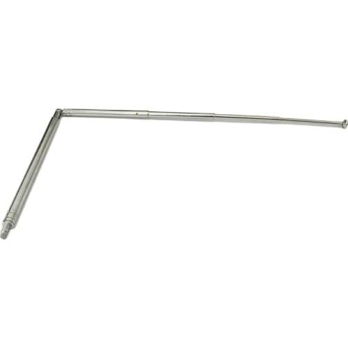 Replacement 36cm 6 Sections Telescopic Antenna Aerial for FM Radio Flat milling