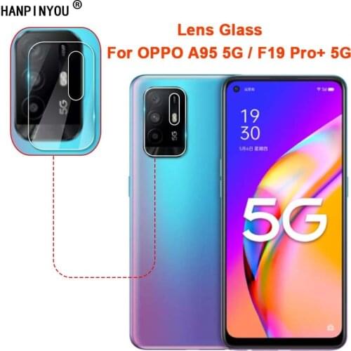 For OPPO A95 5G / F19 Pro Plus 56.43" Clear Ultra Slim Back Rear Camera Lens Protector Cover Soft Tempered Glass Protection Film