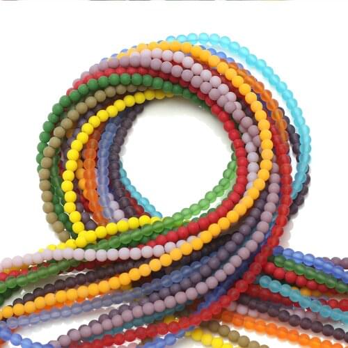 1450Pcs Smooth Glass Round Beads 2mm Spacer Loose Beads Cheap for DIY Making Crystals Jewelry Crafts Accessories Wholesale