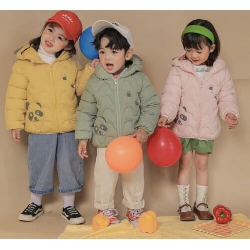 Girls Babys Kids Down Jacket Coat 2021 Cheap Warm Plus Thicken Winter Autumn Cotton Outerwear Hooded Childrens Clothing