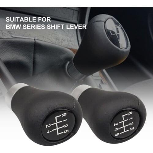 For BMW 3 1 M Performance E90 E87 Car Gear Shift Knob 5/6 Speed Gear Shift Shifter Knob Sleeve Adapter Replacement Kit