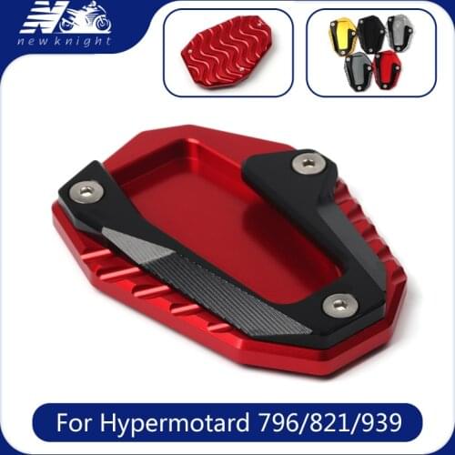 For Ducati Hypermotard 796 821 939sp Super Sport 939 Support Extension CNC Foot Side Stand Extension Pad Kickstand Plate Enlarge