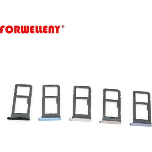 For SAMSUNG Galaxy S8 / S8 PLUS G950 G955 Micro Sim Card Holder Slot Tray Replacement Adapters Black, grey, gold, blue, purple