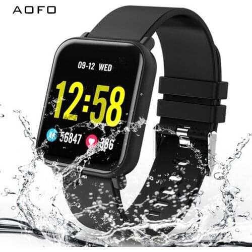 Fitness Tracker, Waterproof Activity Tracker with 8 Sports Modes Pedometer Heart Rate Blood Pressure Monitor Smart Watch
