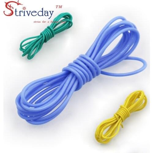 5M 16ft 13AWG Flexible Silicone Wire RC Cable 500/0.08TS Outer Diameter 4.0mm 2.5mm Square Model Airplane Wire Electrical Wires