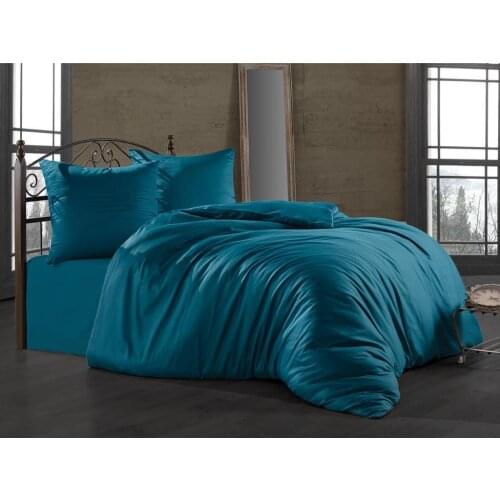 Oil Cotton Satin Double Duvet cover set