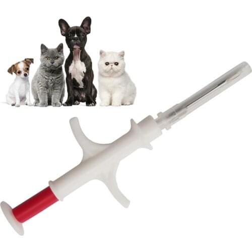 Free shipping ISO11784/785 134.2Khz FDX-B Animal pets permanent ID micro chip implanter microchip