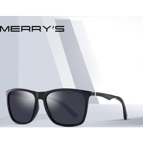 MERRYS Men HD Polarized Aluminum Alloy Legs Sunglasses Sports Fishing Eyewear UV400 Protection S8186