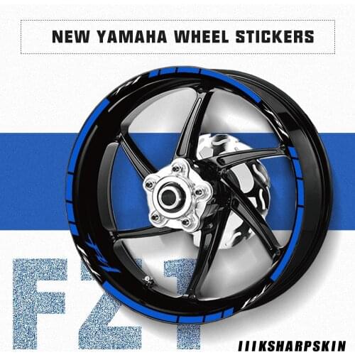 Wheel stripe sticker moto combination waterproof super decal motorcycle fashion tire film for Yamaha FZ1 fz1