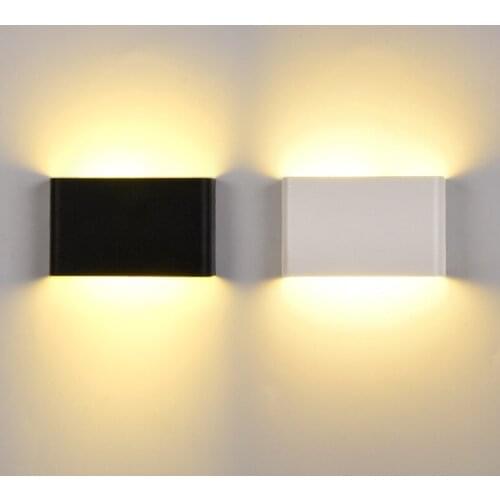 IP65 12W LED Outdoor Indoor Wall Lamps Waterproof Aluminum Lights Porch Garden Corridor Sconce AC 85-265V