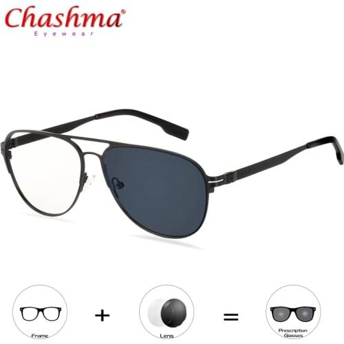 High Quality Transition Sun Readers Photochromic Reading Glasses Men alloy Frame Degree