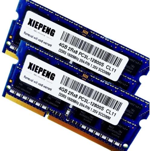 8GB DDR3L 1600 MHz RAM for DELL Latitude E7250 E7440 E7450 Rugged Extreme 7204 7404 Laptop 4GB 1Rx8 PC3L-12800S Notebook Memory