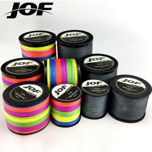 JOF 300M 500M 1000M 12/9 Strands Braided Fishing Line Multifilament Carp Fishing Japanese Braid Wire Fishing Accessories Pe Line