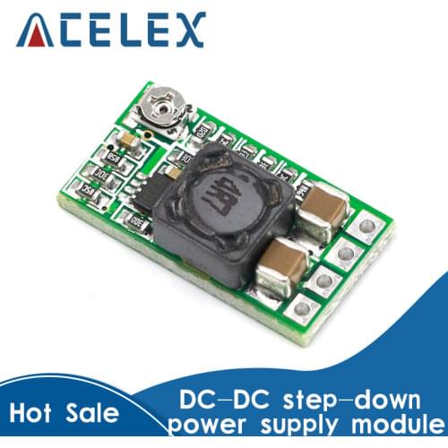 Ultra-Small Size DC-DC Step Down Power Supply Module 3A Buck Converter Adjustable 1.8V 2.5V 3.3V 5V 9V 12V