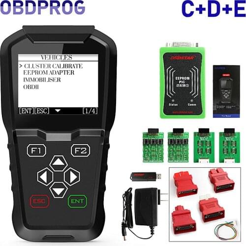 OBDPROG MT601 IMMO Auto Key Programmer+ Odometer Adjustment+EEPROM PINCODE Reader+ OBD2 Diagnostic Tool 4 in 1 Update Online