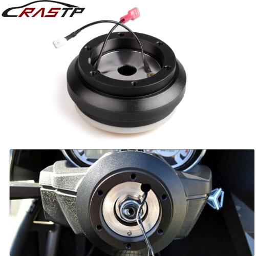 RASTP-Aluminum Steering Wheel Hub Adapter Connector Base Boss Kit For Honda Civic EG RS-QR010-EG