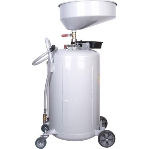 Waste oil collector of pneumatic oil receiver Steam protection of oil recovery machine with pneumatic oil discharge