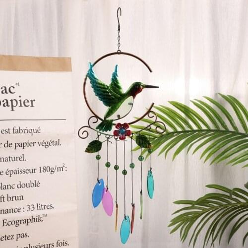 Window Balcony Color Glass Pendant Decor Wind Chimes Yard Home Wall Hanging Ornament Window Door Decor