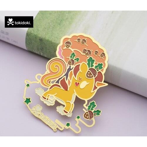 Tokidoki Genuine Mekacorno U9 Cheeky Deliate Metal Unicorn Bookmarks Action Figure Girl Gifts