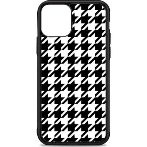 Houndstooth Phone Cases for iPhone 12 mini 11 pro XS Max X XR 6 7 8 plus SE20 High quality TPU silicon and Hard plastic cover