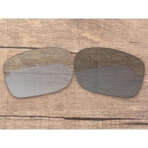 Vonxyz Grey Photochromic Polarized Replacement Lenses for-Oakley TwoFace Frame