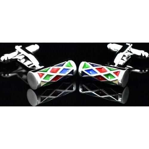 1 Pair Business Black Agate Cufflinks Cuff Nails Filigree Process French Shirt Button Cuff Links Wholesale