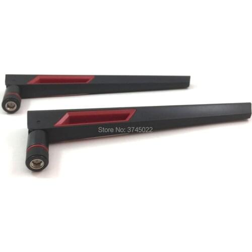 10pcs 2.4g 5g 5.8g DualBand Wifi Antenna High Gain 12dbi 19.5cm With Sma Male Connector For Wilress AP Wlan Router