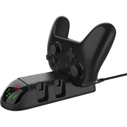 5 in 1 Charging Dock Stand Station For -N Switch Joyc Left and Right Handle Charger, NS Pro Controller handle 2 in 1 Charger