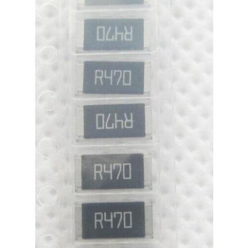 50 pcs 2512 SMD Resistor 1W 0.47R 1% Chip Resistor 0.47 ohm R470 good quality
