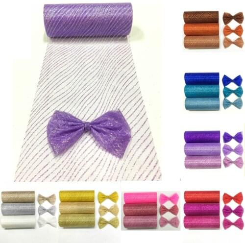 15cm Width 10 Yards Net Wave Yarn Roll Ribbon Gift Handwork hair accessories bow DIY Ribbon Wedding Birthday Party Decor