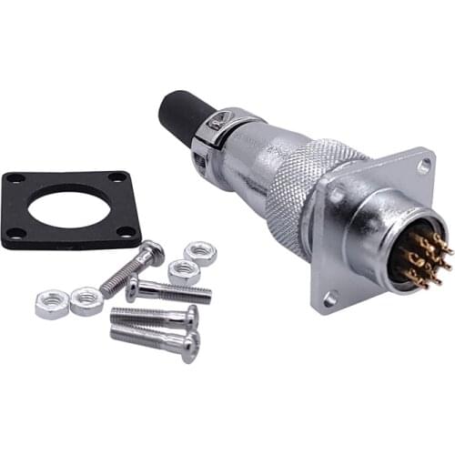 WS16 Aviation plug and socket aviation connector 2-10pin female head male seat connector with anti-leakage reverse installation