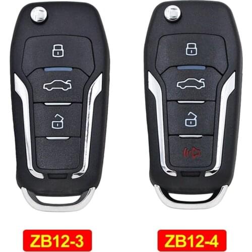 KEYDIY ZB12-3 ZB12-4 Multi-functional KD ZB Smart Car Key Remote for Ford Style for KD-X2 Machine