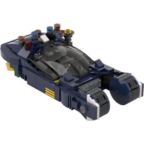 BuildMoc Movie Blade Runner Techncial Car Speed Racing Super-car Model Building Blocks Bricks Education Toys For Children Gifts