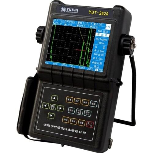 YUT2600 Digital Industrial Metal Ultrasonic Flaw Detector True Color TFT LCD range 0-4500 mm