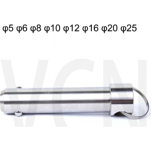 Dia 10mm 16mm 20mm VCN114 pin BALL LOCK PINS ,QUICK RELEASE PINS,STAINLESS STEEL PIN ,USABLE LENGHT 35 65 85