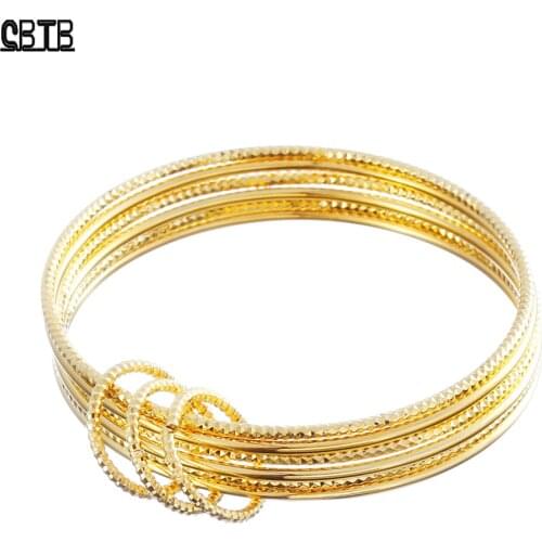 Islamic Muslim New Gold-plated Non-fading Multi-layered Bracelet High-end Jewelry Ladies Bracelets Party Holiday Gifts Wholesale