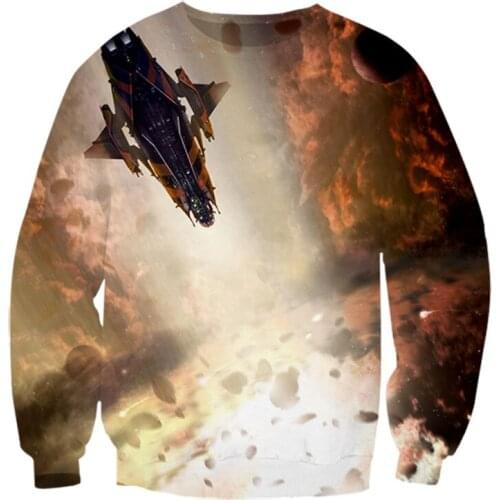 JUMEAST New Hoodies 3D Printing Mens Plus Size Hip Hop Breathable Sweatshirt Blue Men Long Sleeve Hooded Sweatshirt S-7XL