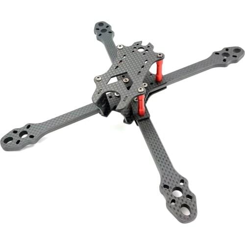 AlfaRC Raptor 218MM 6mm Carbon Fiber 5inch FPV Freestyle stretch X Quadcopter Frame kit RC Drone Support 5030 5045 5145 Propelle