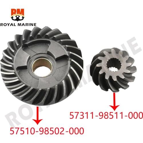 Gaar kit 57510-98502-000 GEAR,FORWARD 57311-98511-000 Pinion, gear ca for Suzuki boat motor 5HP 6HP 8HP DT5 DT6 DT8 57510-98502