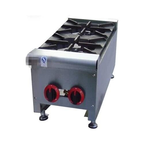 Supper quality Table Gas Range with 2 burners commericial Gas Fryer multi-cooker gas cooktop