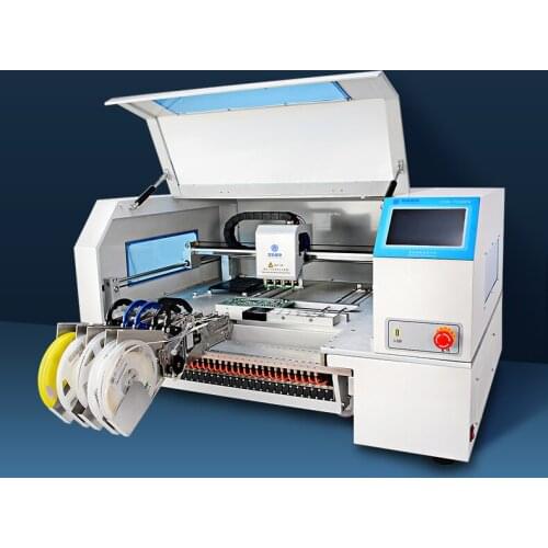 SMT Desktop Pick and Place machine CHMT530P4 , 4 Heads 30 feeders, with Yamaha Pneumatic feeders, 8,12, 16, 24mm.220/110V